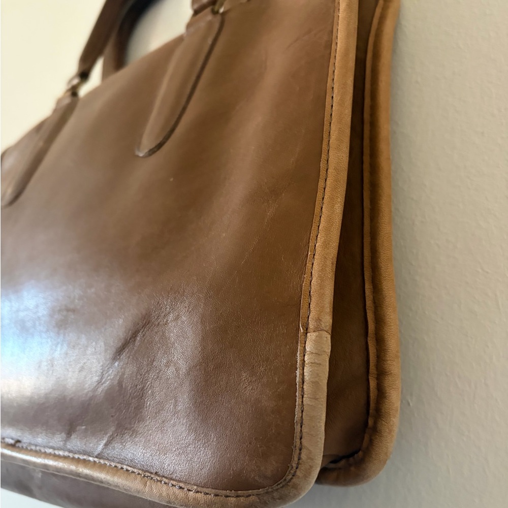 Vintage Coach Leatherwear Tan Briefcase - Picture 10 of 15